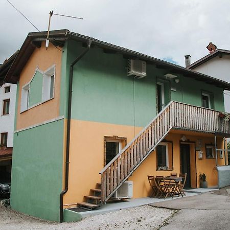 Apartma Metija Lux Z Savno Kobarid Exteriör bild
